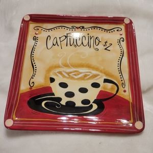 Certified International dinner plate Coffee Cafe